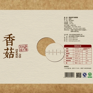 楚品源香菇包装设计,无标准 菇不香