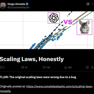 OpenAI塌房，Scaling law原作曝bug，万亿算力全白烧