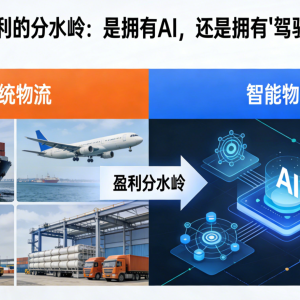 2026年，跨境物流盈利的分水岭：是拥有AI，还是拥有“驾驭AI的系统”？