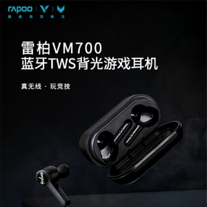 雷柏 VM700 蓝牙TWS 背光游戏耳机